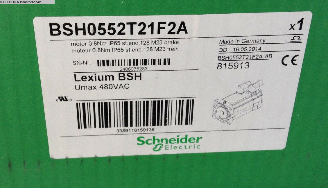 used Electronics / Drive technology Electronics / Drive technology SCHNEIDER BSH0552T21F2A