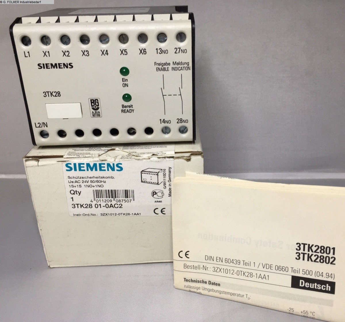used  Electronics / Drive technology SIEMENS 3TK28 01-0AC2