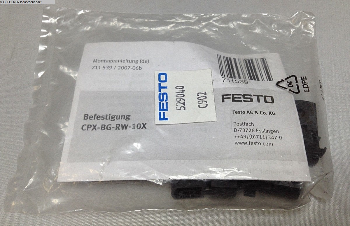 used  Pneumatic articles FESTO CPX-BG-RW-10X