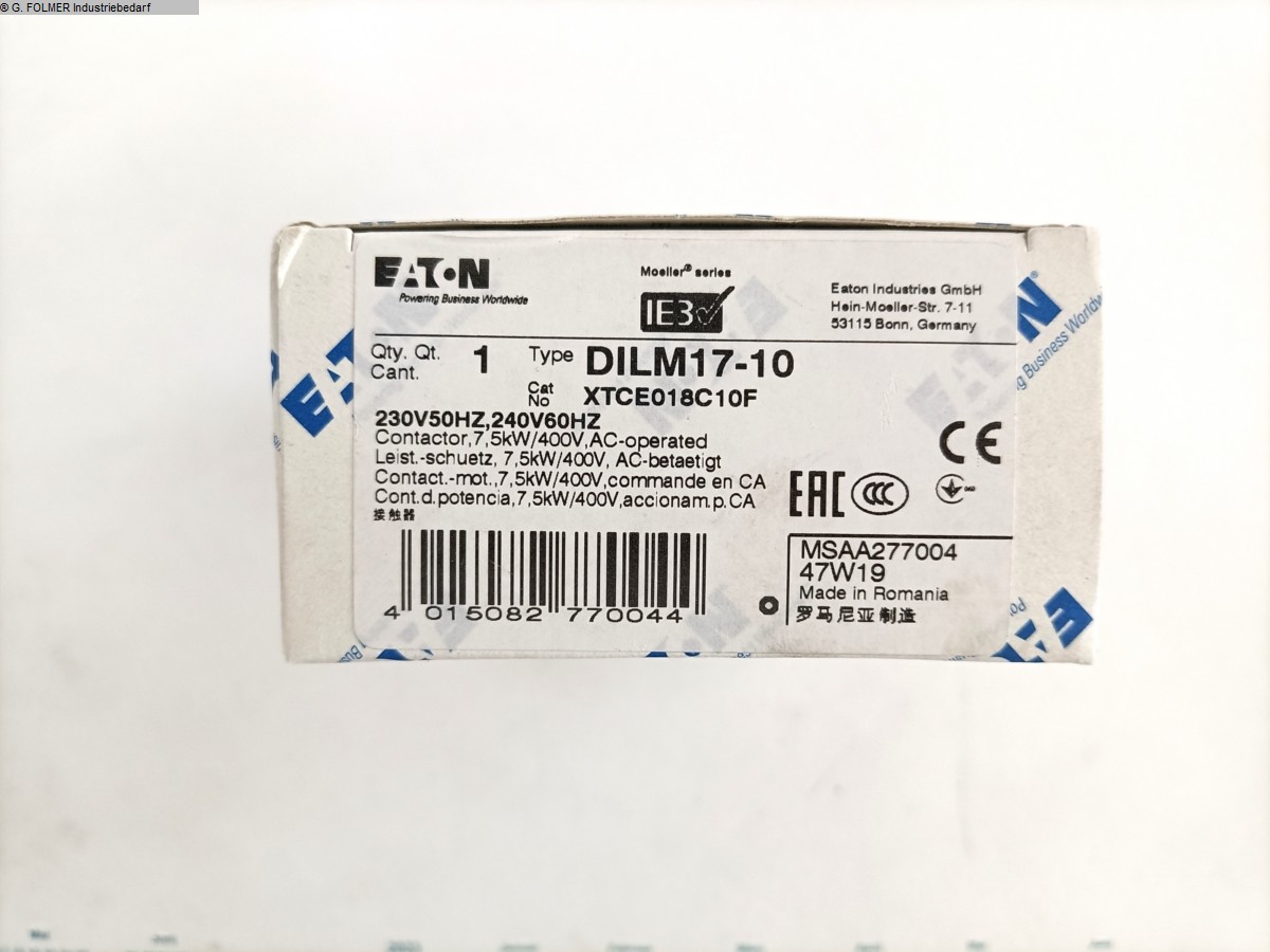 gebrauchte  Elektronik / SPS-Steuerungen EATON DILM17_10