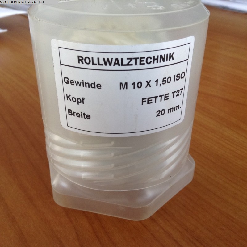 used Other accessories for machine tools Threading Rolls Rollwalztechnik M 10 x 1,50 ISO