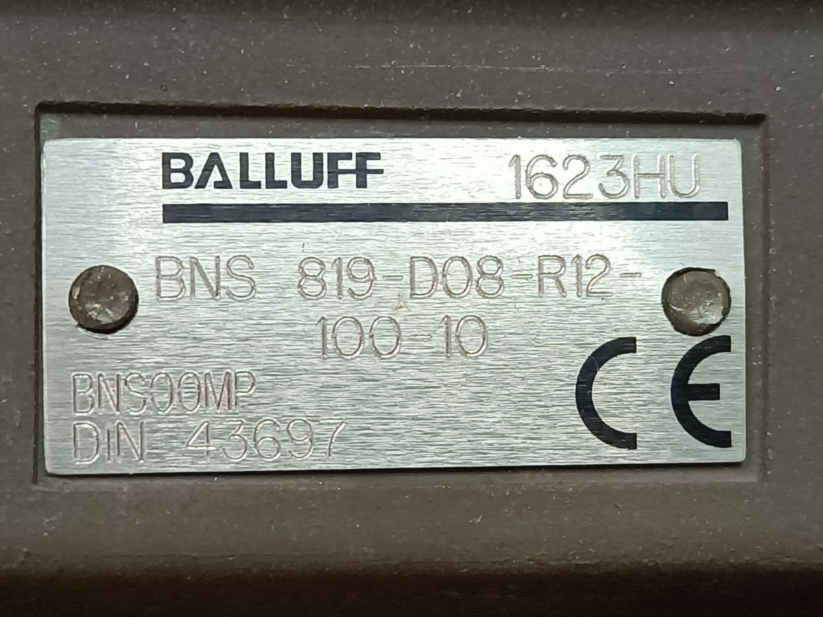 used Machines available immediately Electronics / Drive technology Balluff BNS 819-D08-D12-100-10