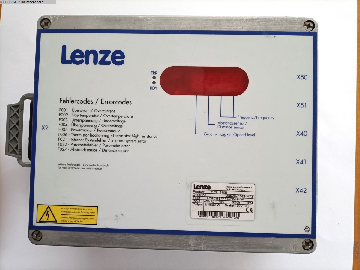 used Machines available immediately Electronics / Drive technology LENZE CCU 210 B