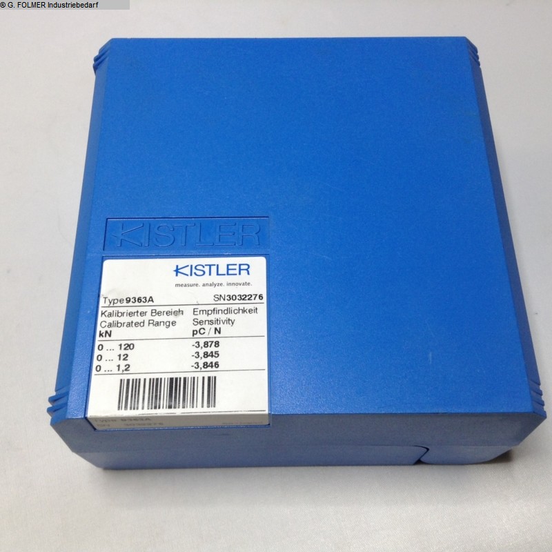 used Machines available immediately Measurement equipment KISTLER 9363A