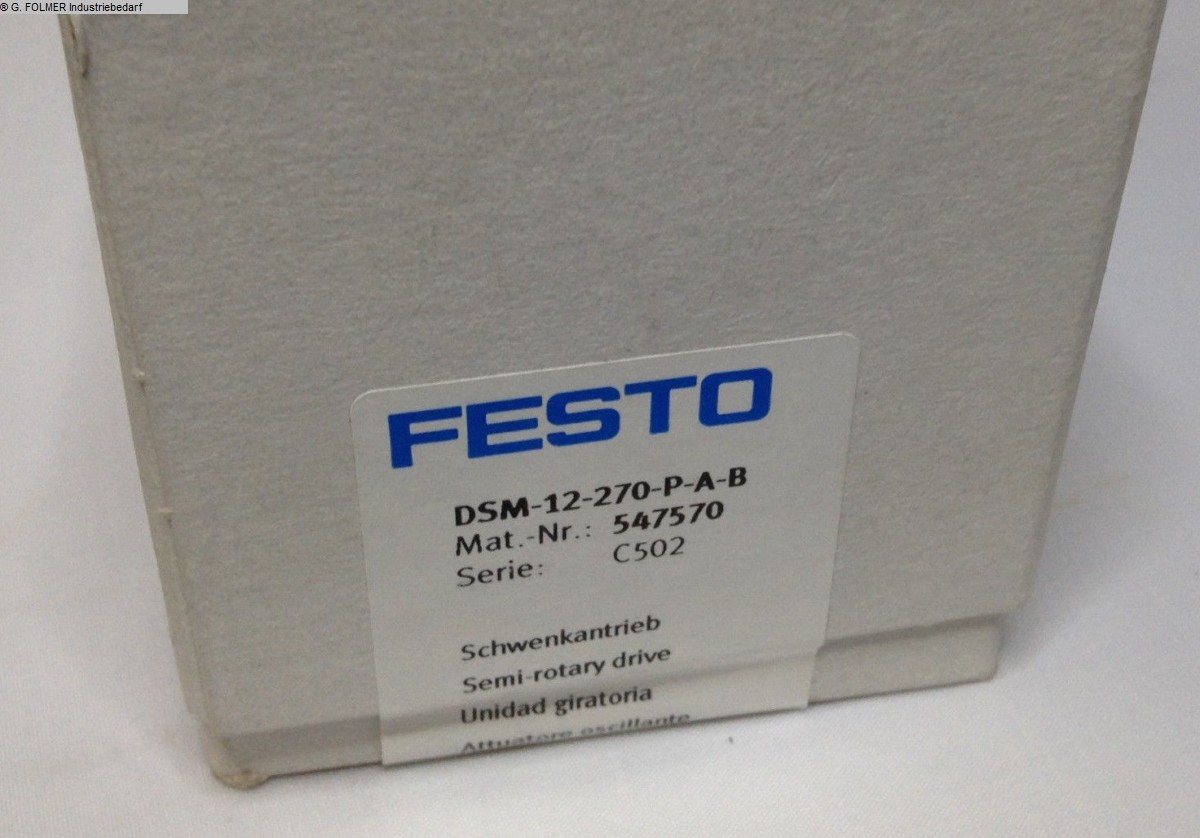 used Machines available immediately Pneumatic articles FESTO DSM-12-270-P-A-B