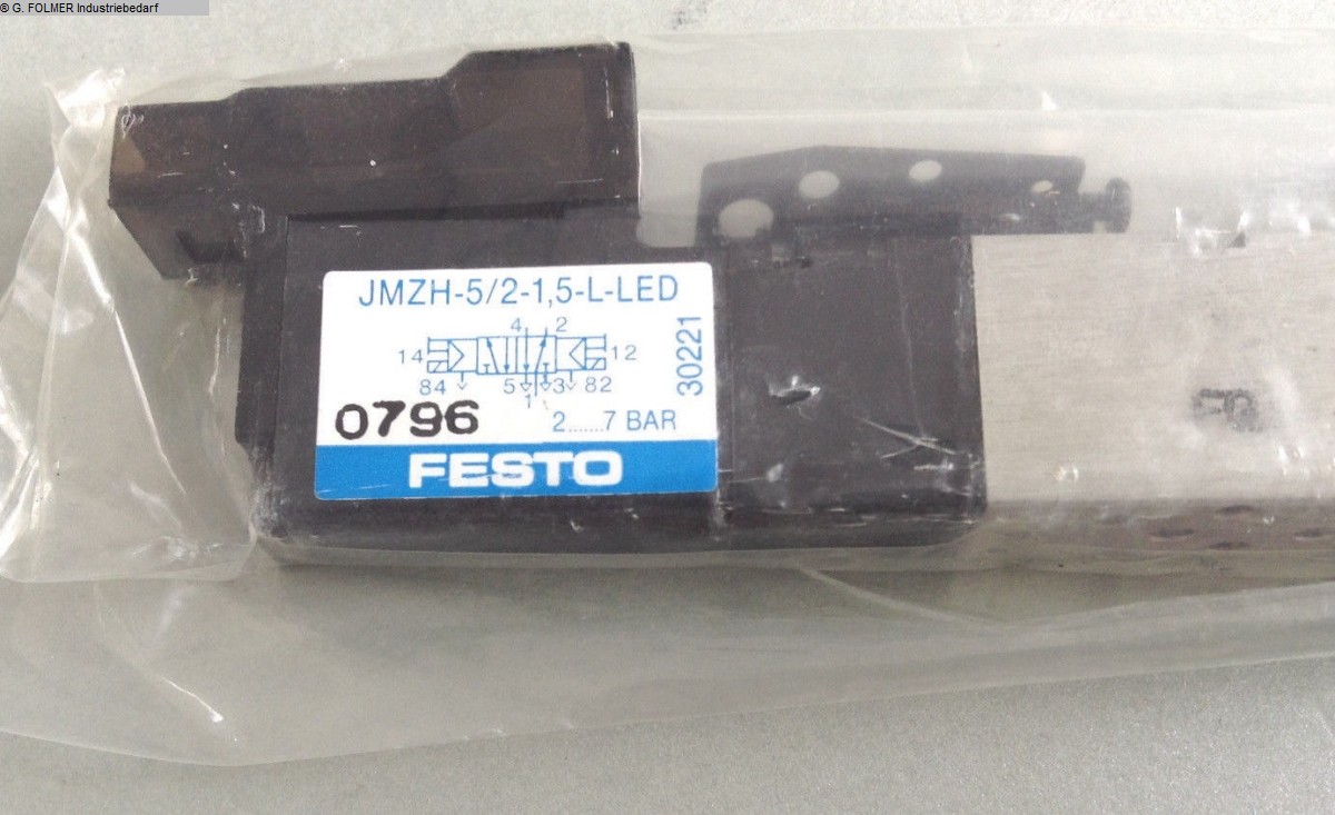 used Window production: PVC Pneumatic articles FESTO JMZH-5/2-1,5-L-LED