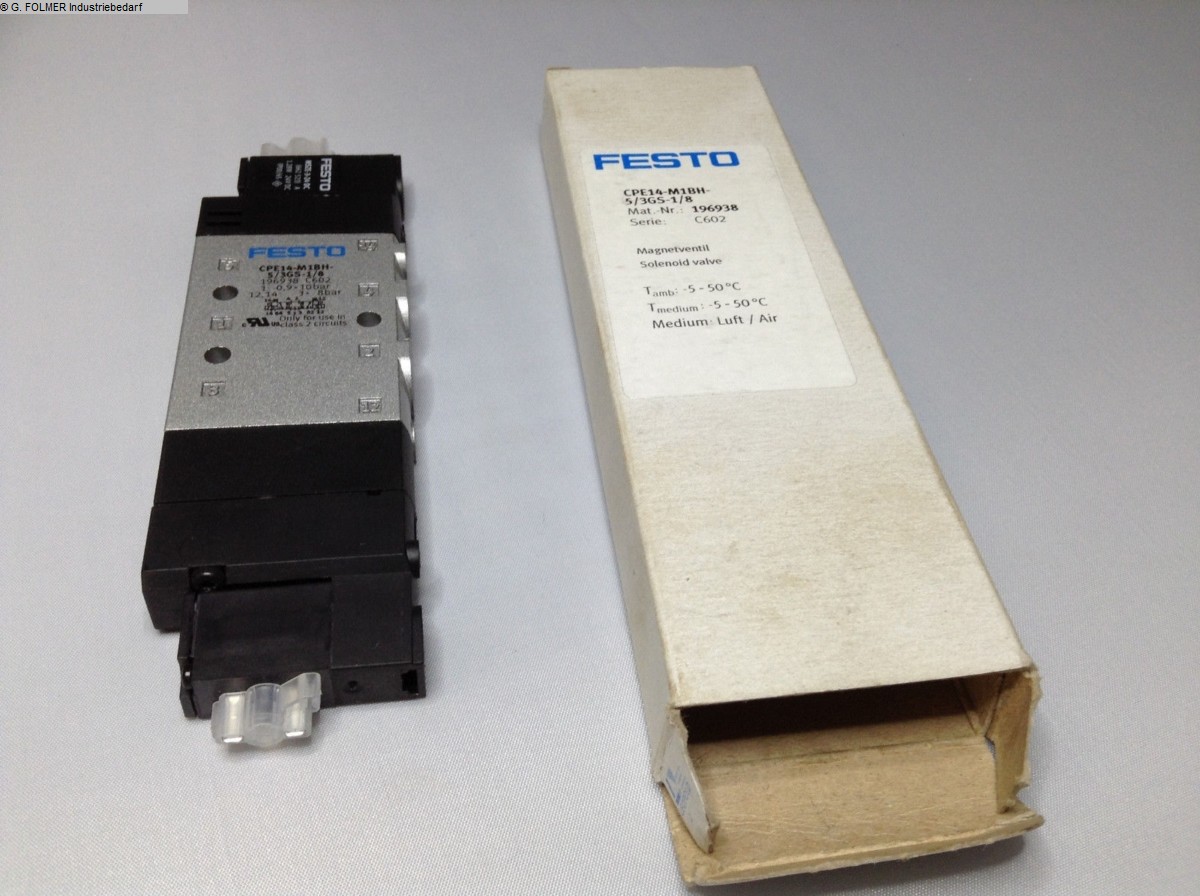 used Window production: PVC Pneumatic articles FESTO CPE14-M1BH-5/3GS-1/8