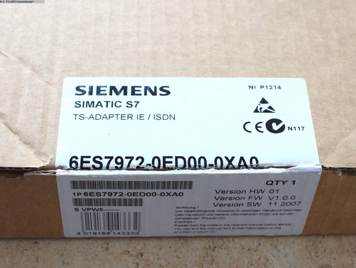 used Electronics / Drive technology SIEMENS TS Adapter 6ES7972-0ED00-0XA0