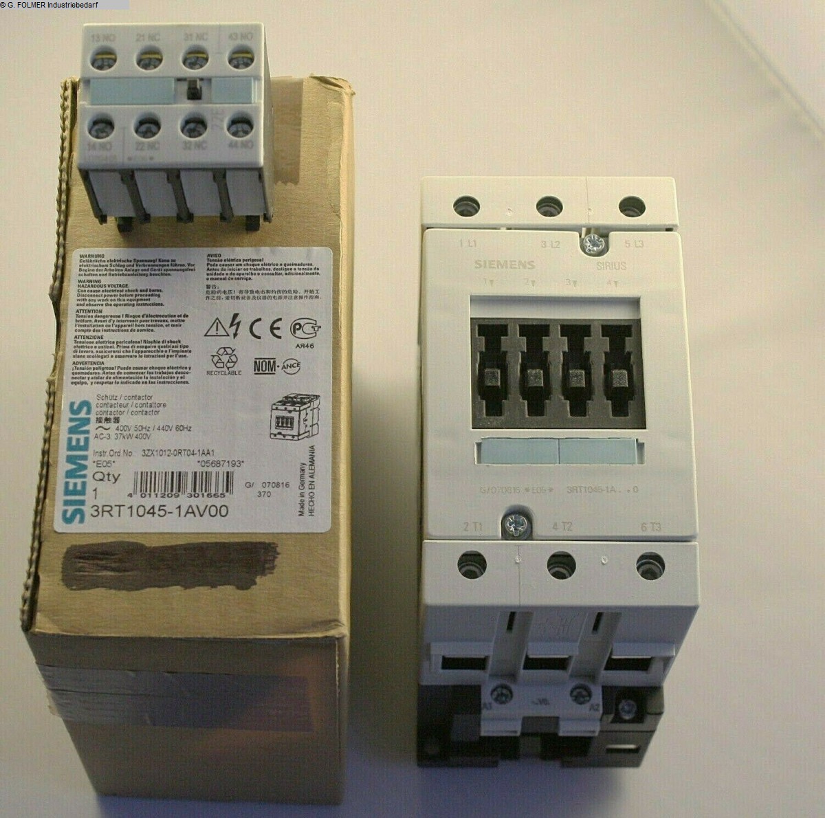 used Electronics / Drive technology SIEMENS 3RT1045-1AV00
