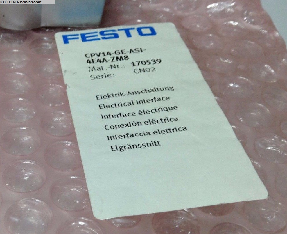 kullanılmış Pnömatik ürünler FESTO CPV14-GE-ASI-4E4A-ZM8