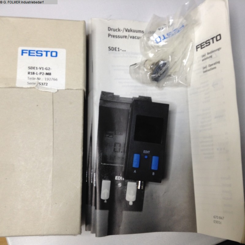 used Woodworking Pneumatic articles FESTO SDE1-V1-G2-R18-L-P2-M8