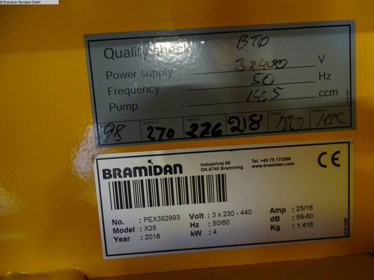gebrauchte Maschinen sofort verfügbar Verpackungsmaschine Bramidan X25