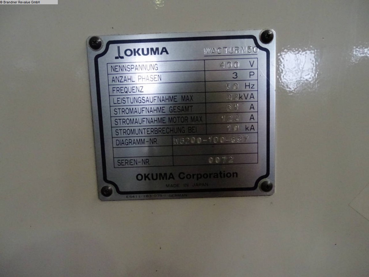 used CNC Turning- and Milling Center OKUMA MacTurn 50
