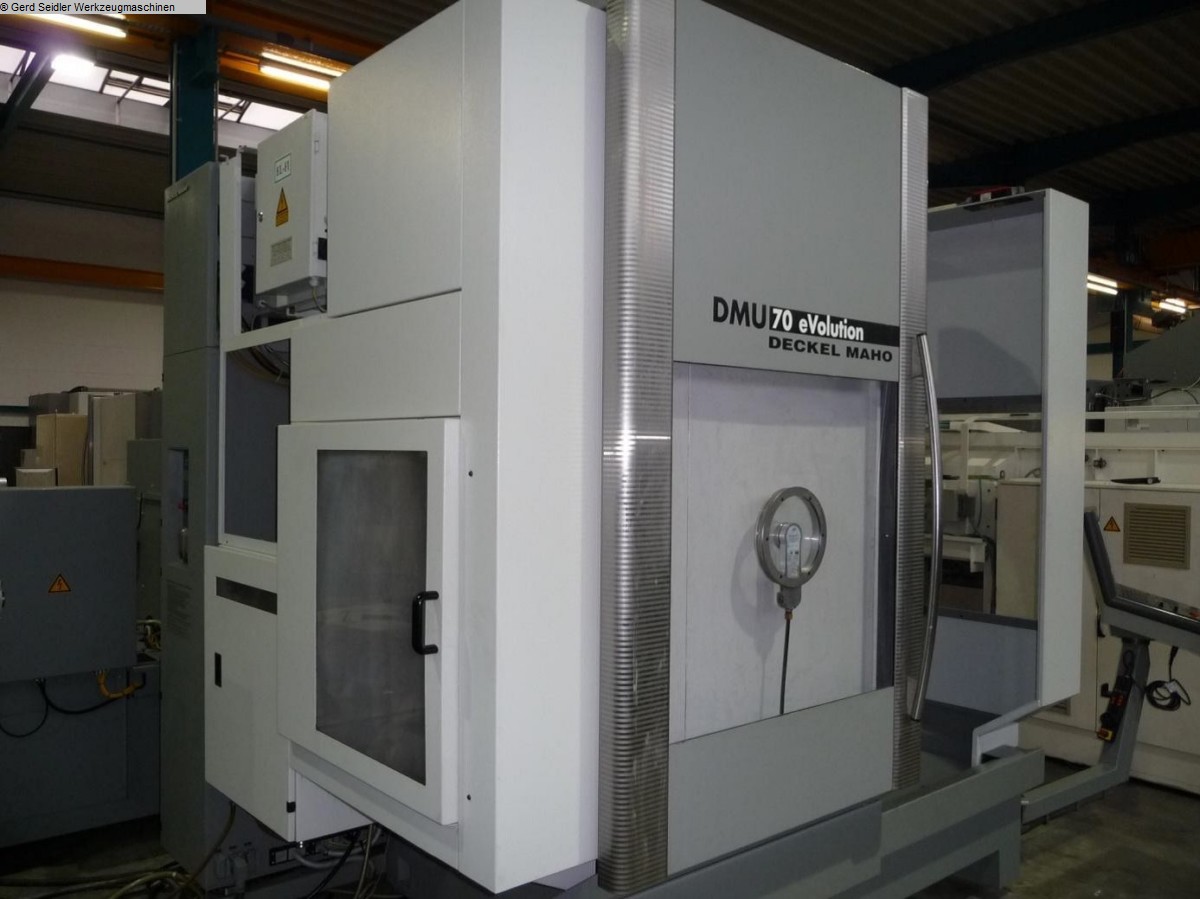 gebrauchte Bohrwerke / Bearbeitungszentren / Bohrmaschinen Bearbeitungszentrum 5 Achs DMG DMU 70 EVO gebrauchte Bohrwerke / Bearbeitungszentren / Bohrmaschinen Bearbeitungszentrum 5 Achs DMG DMU 70 EVO