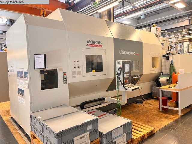 gebrauchte Metallbearbeitungsmaschinen CNC Drehmaschine MONFORTS Unicen 1000