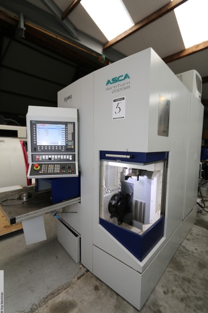 gebrauchte Metallbearbeitungsmaschinen CNC Drehmaschine SCHIESS Vertiturn 2020 iM