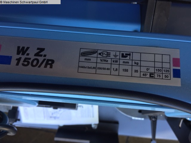 Sierra de cinta usada - Horizontal WZ 150 / R
