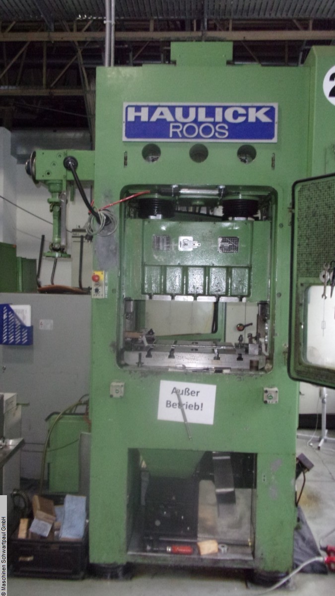 used double-sided high speed press HAULICK & ROOS RVD 63-800