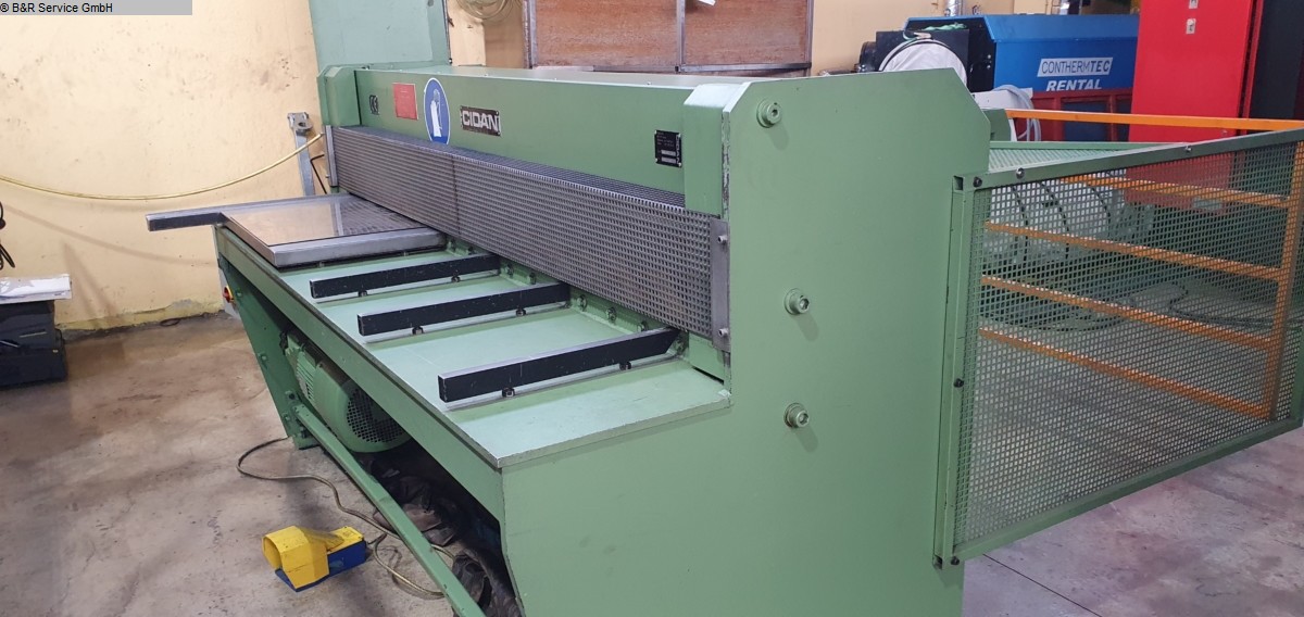 used Machines available immediately Plate Shear - Mechanical CIDAN MS-X2050/4,0