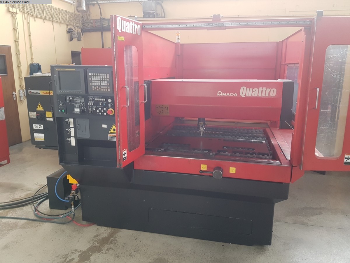 used Metal Processing Laser Cutting Machine AMADA Quattro