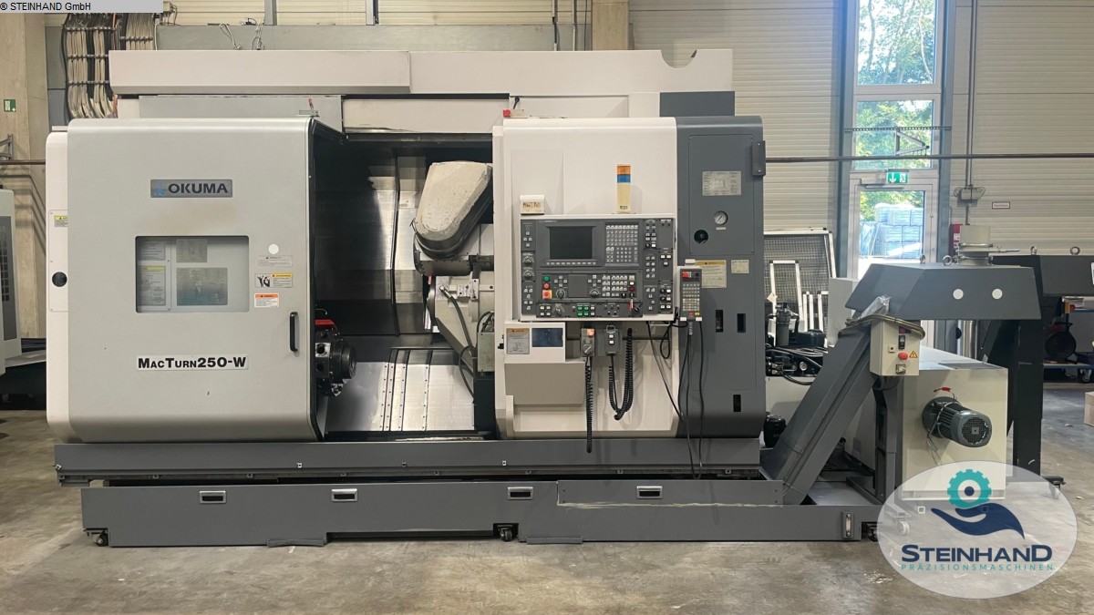 gebrauchte Maschinen sofort verfügbar CNC Dreh- und Fräszentrum OKUMA MacTurn250-W