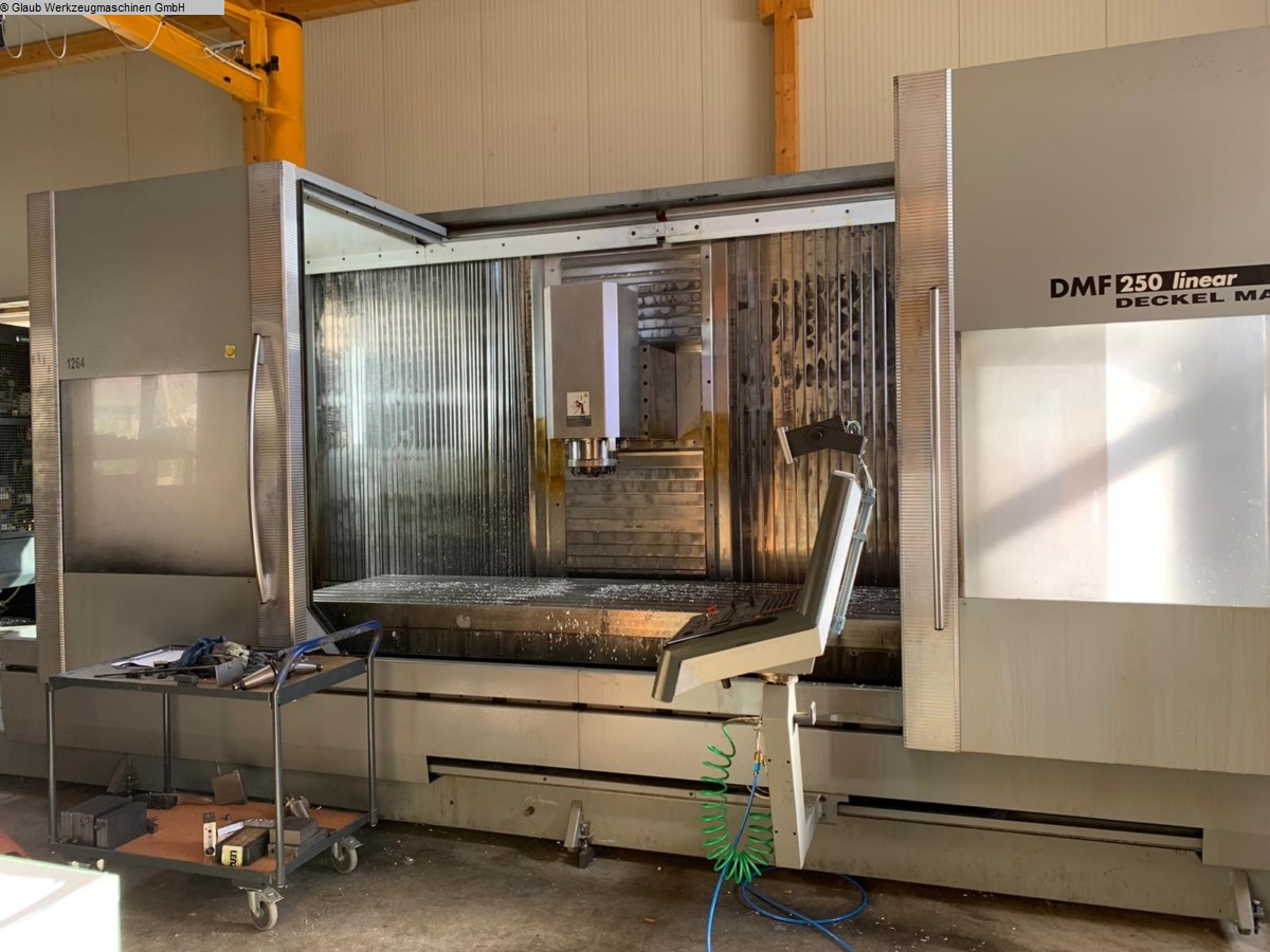 used Machines available immediately Travelling column milling machine DMG DMF 250 Linear
