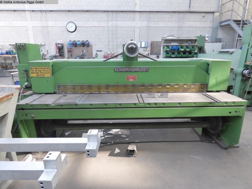 used Machines available immediately Plate Shear - Hydraulic SCHARRINGHAUSEN MTU / 4 / 2600