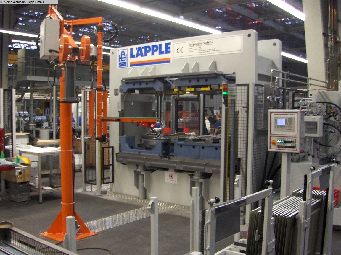 used Metal Processing Straightening Press - Double Column LÄPPLE Sockel LC