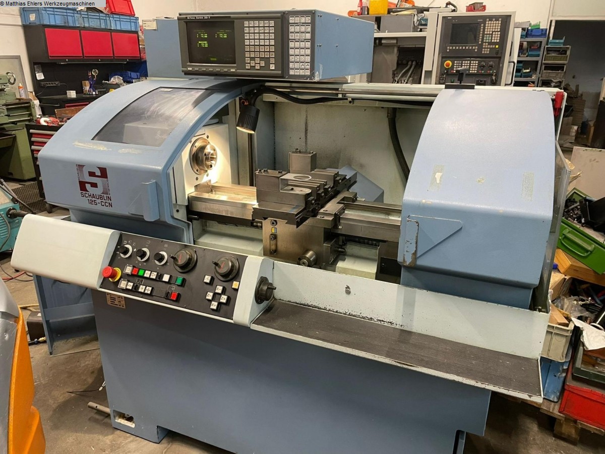 used Machines available immediately Lathe -  cycle-controlled SCHAUBLIN 125 CCN
