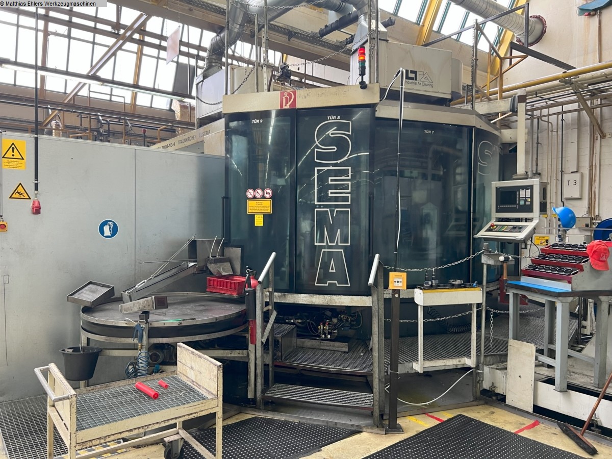 used Machines available immediately Revolving Indexing Machine SEMA RTA 70/10-NC-A / 10 Positionen