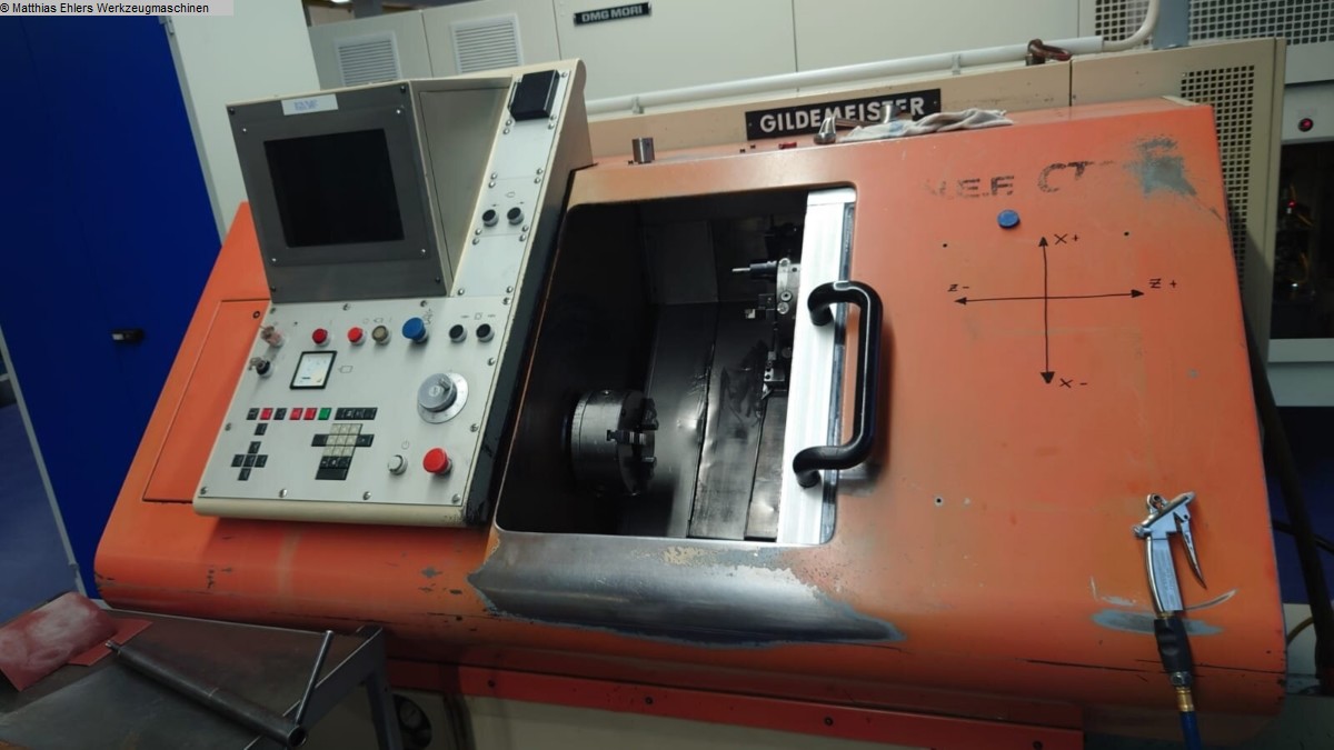 gebrauchte Metallbearbeitungsmaschinen CNC Drehmaschine GILDEMEISTER NEF CT 20