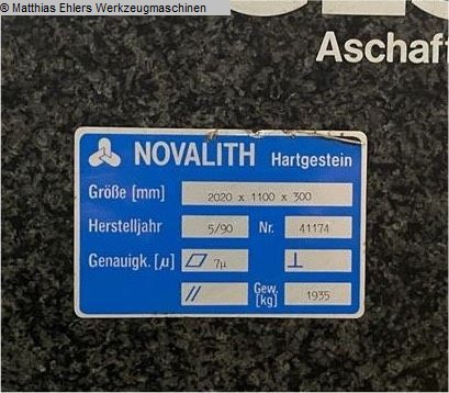 used Granulate Plate NOVALITH 2020x1100x300