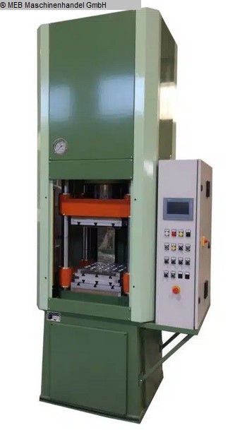 gebrauchte Gummiverarbeitungsmaschinen Vulkanisierpresse GBF Potvel 480 x 520 mm, 100t