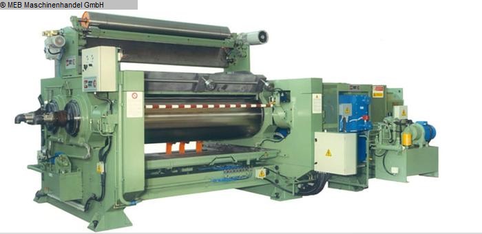 gebrauchte Gummiverarbeitungsmaschinen Walzwerk COMERIO ERCOLE Duplocom/pluridrive 560 x 1500