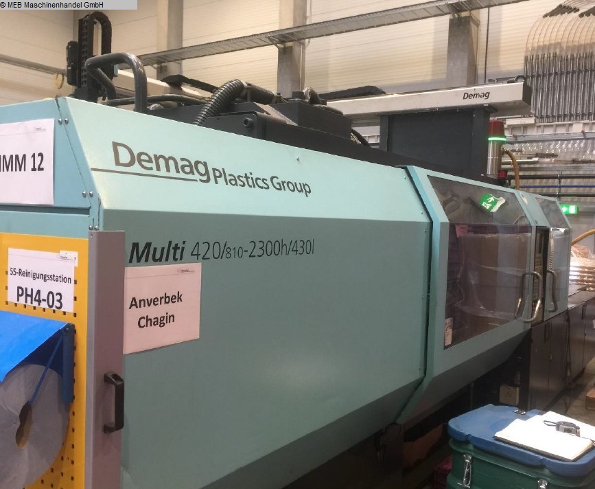used Injection Moulding Injection-moulding machines (plastic) DEMAG multi 420-810