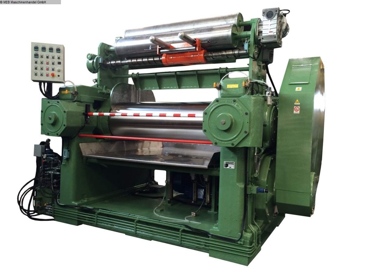gebrauchte Mischen Walzwerk COMERIO ERCOLE Monoblock 600x1800 gebrauchte Mischen Walzwerk COMERIO ERCOLE Monoblock 600x1800