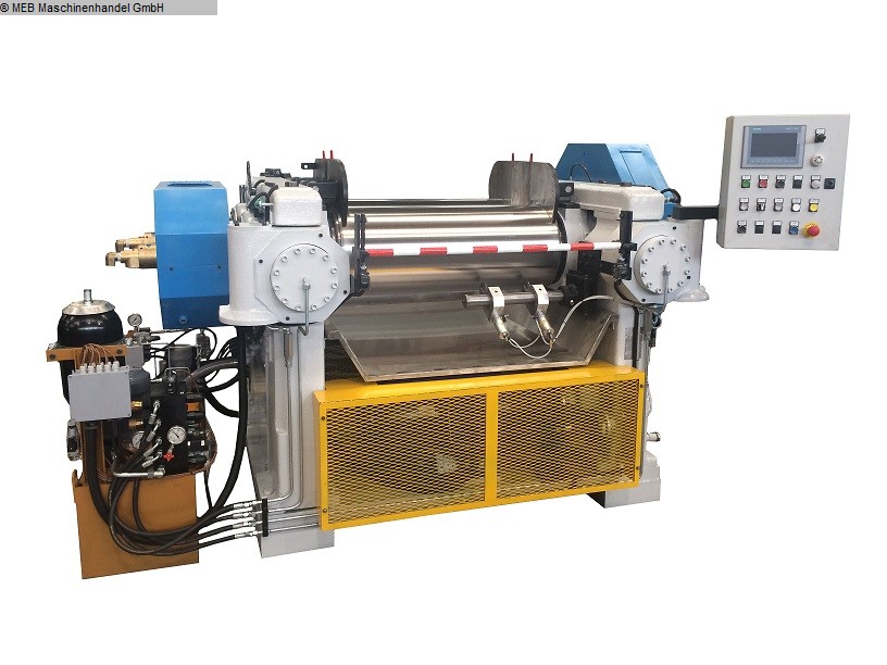 used Rubber processing Mixing mill ITALMEC Monobloc 400x1000