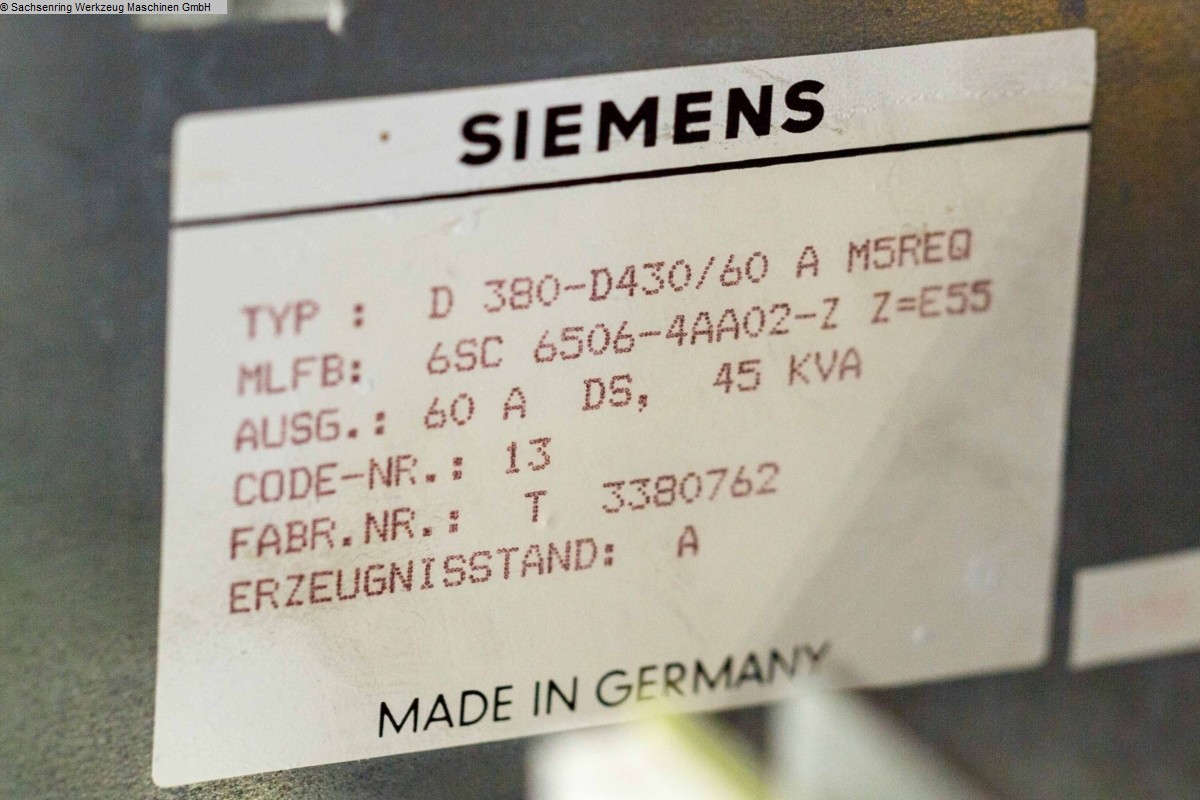used Electronics / Drive technology SIEMENS 6SC 6506-4AA02-Z  Z=E55