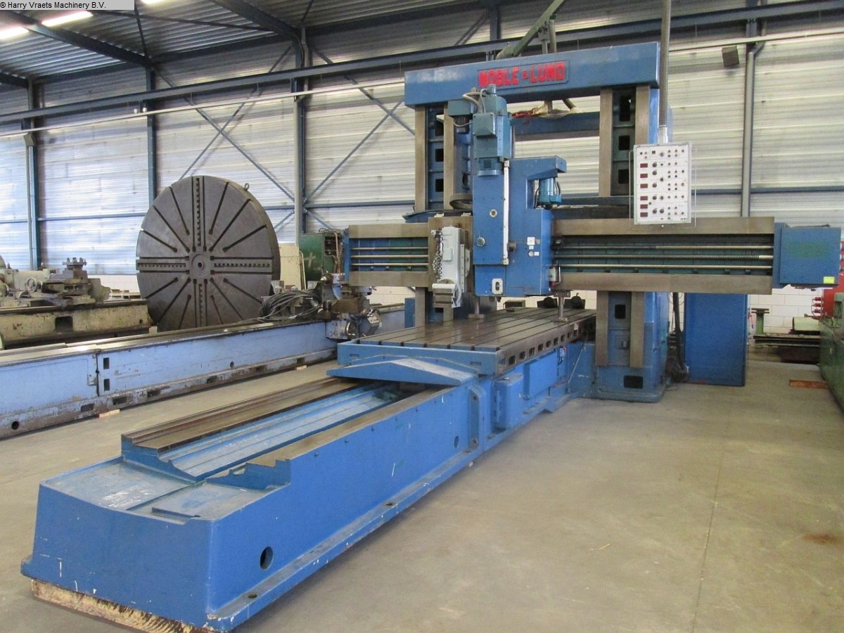 used Machines available immediately Planer-Type Milling M/C - Double Column NOBLE & LUND P/RLMA