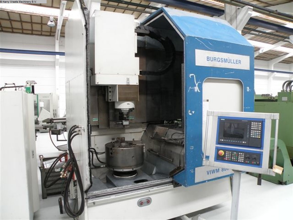 gebrauchte Metallbearbeitungsmaschinen Bearbeitungszentrum - Vertikal BURGSMUELLER VIWM 800-CNC