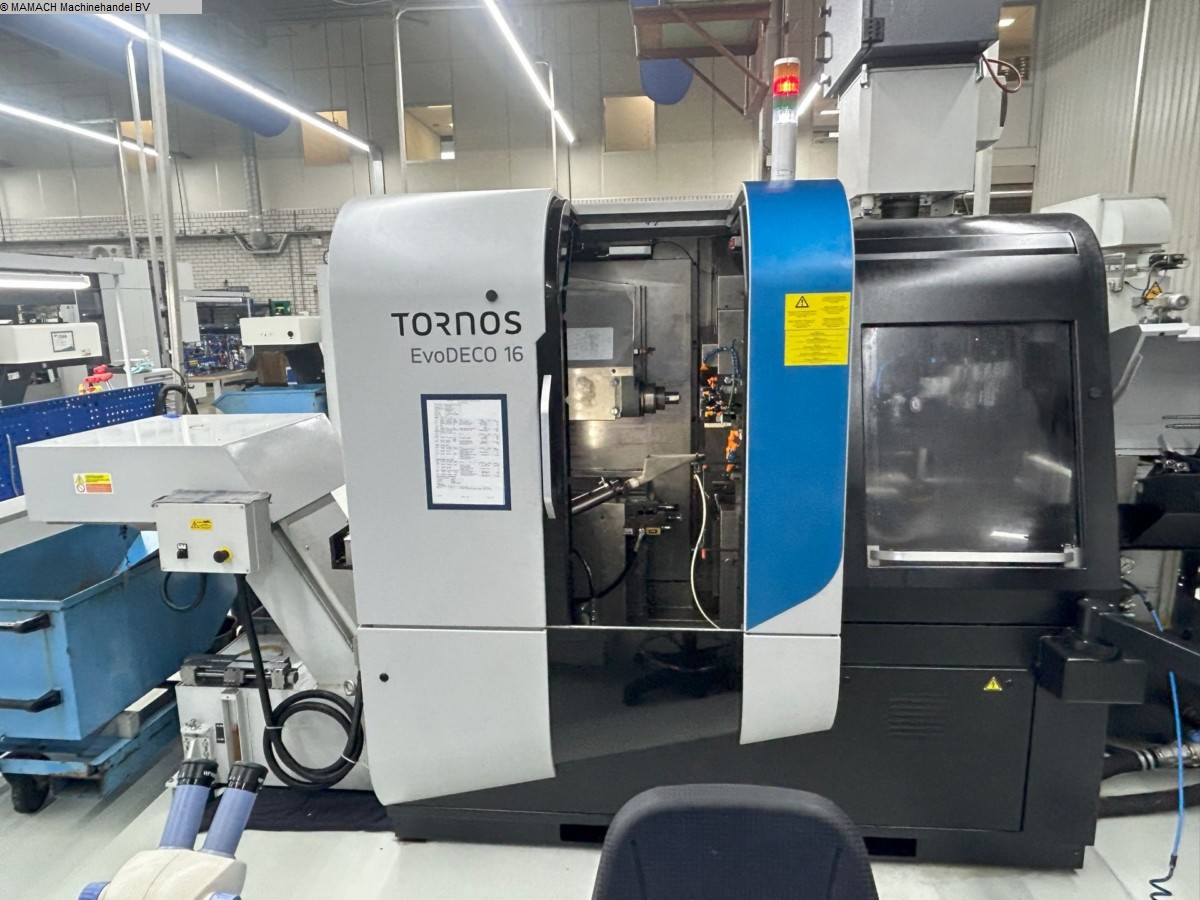 used Metal Processing CNC Lathe TORNOS EvoDECO 16/10