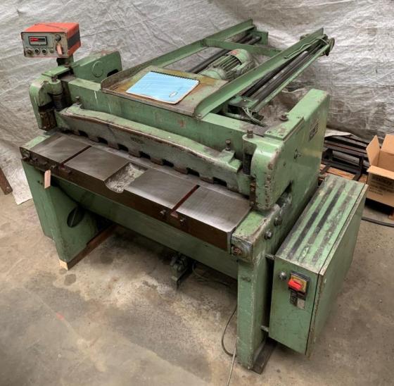 used Machines available immediately Plate Shear - Mechanical FASTI 507/10/4