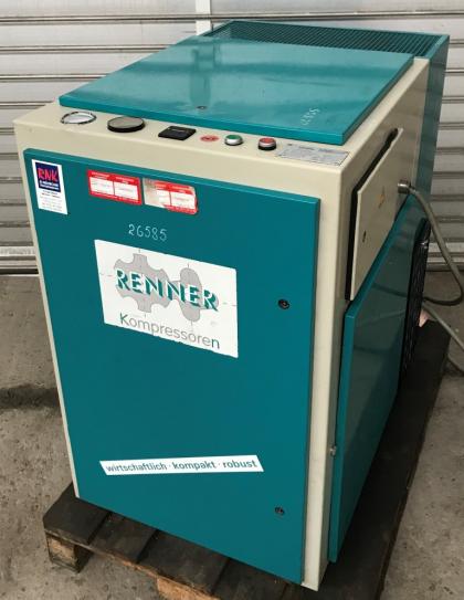 gebrauchte Maschinen sofort verfügbar Schraubenkompressor RENNER RS 15-10