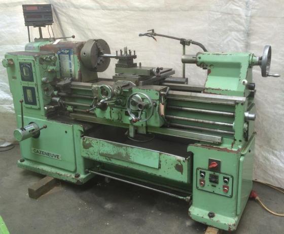 used Metal Processing lathe-conventional-electronic CAZENEUVE HB 500