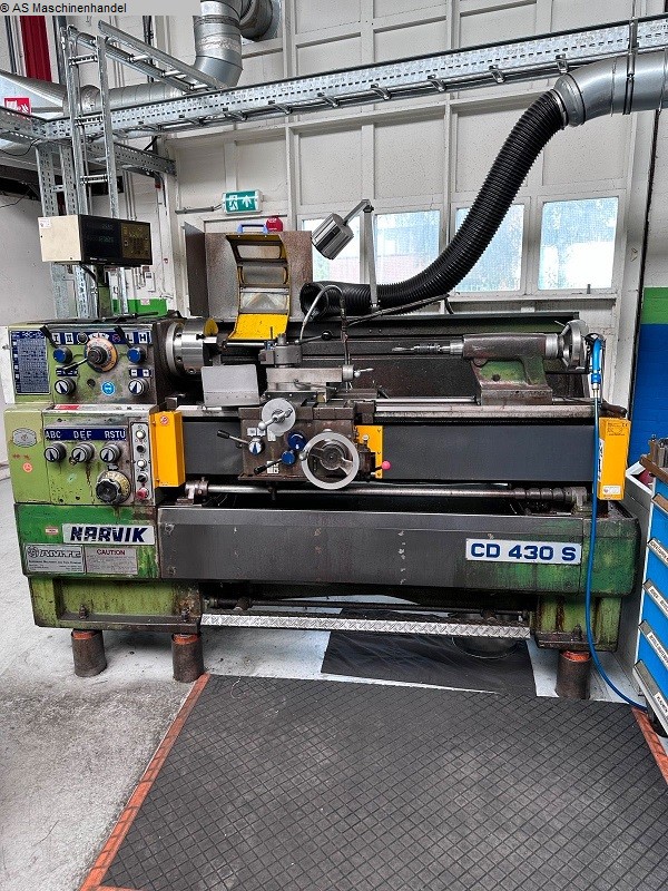 used Machines available immediately lathe-conventional-electronic NARVIK CD 430 S