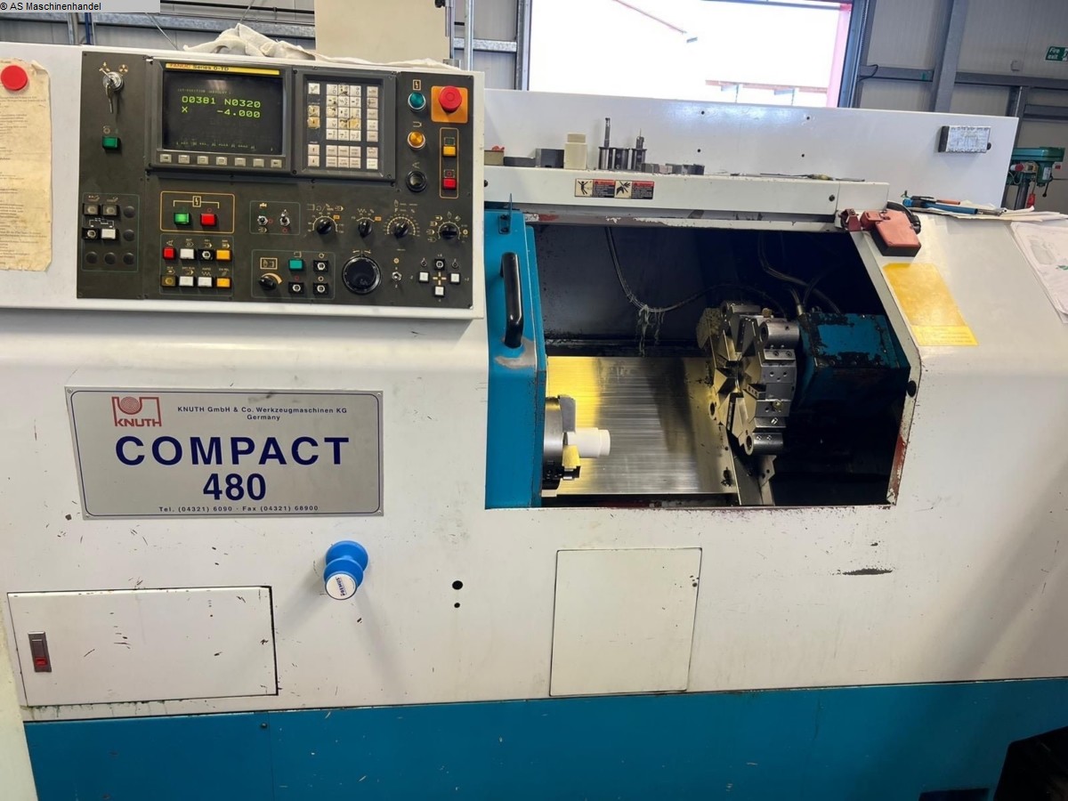 gebrauchte Maschinen sofort verfügbar CNC Drehmaschine FANUC Compact 480