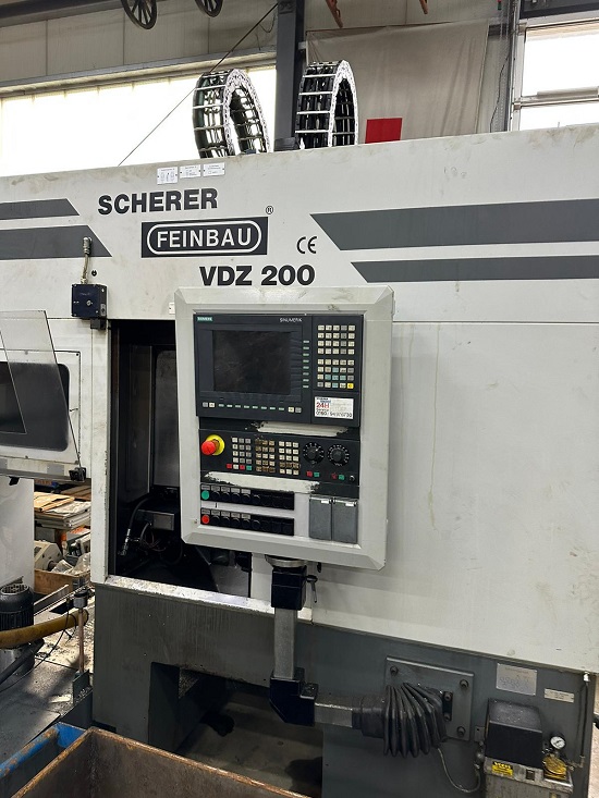 gebrauchte Maschinen sofort verfügbar CNC Drehmaschine SCHERER FEINBAU VDZ 200