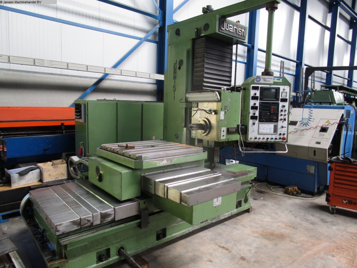 used Machines available immediately Ram-Type Floor Boring and Milling M/C JuaristiZ/W MDR 105 CNC