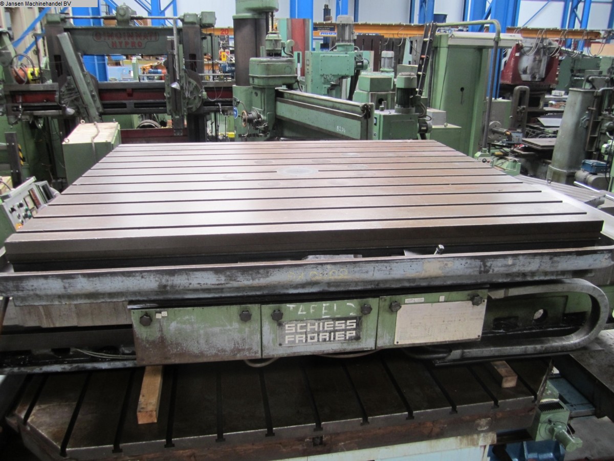 used Machines available immediately Rotary Table - Boring Schiess 