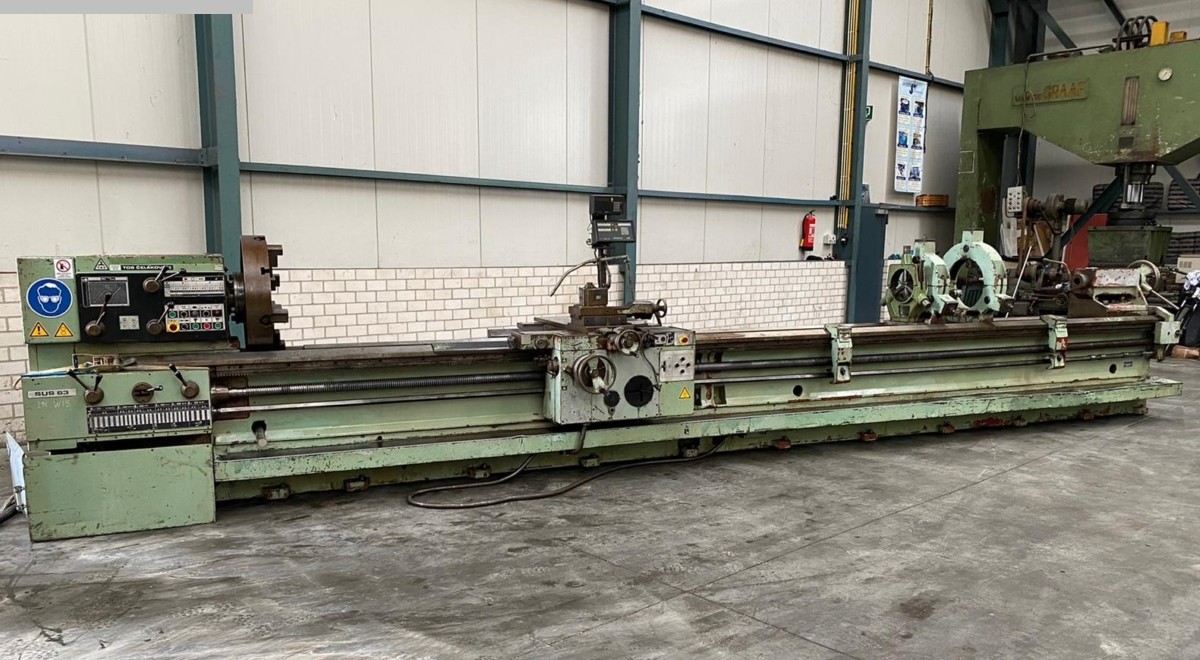 used Machines available immediately lathe-conventional-electronic Tos SUS 63